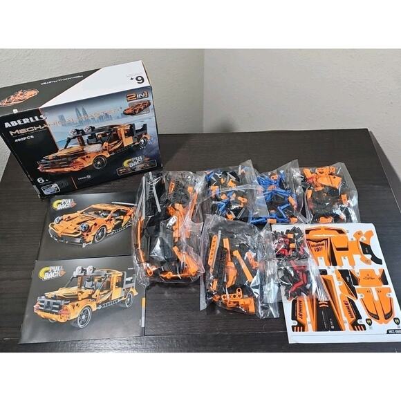 STEM Aberlls Mechanical Master Toy Car Building Kit 2 In 1 NEW - Picture 5 of 5